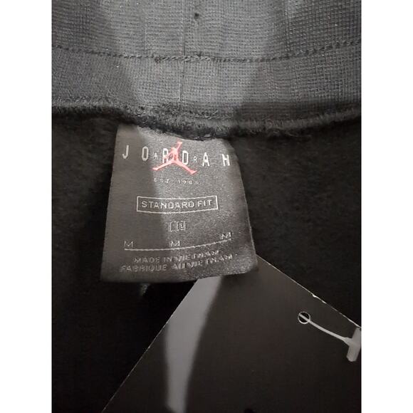Nike Jordan Flight Fleece Shorts Black Medium NWT Jumpman Loose - Picture 5 of 7